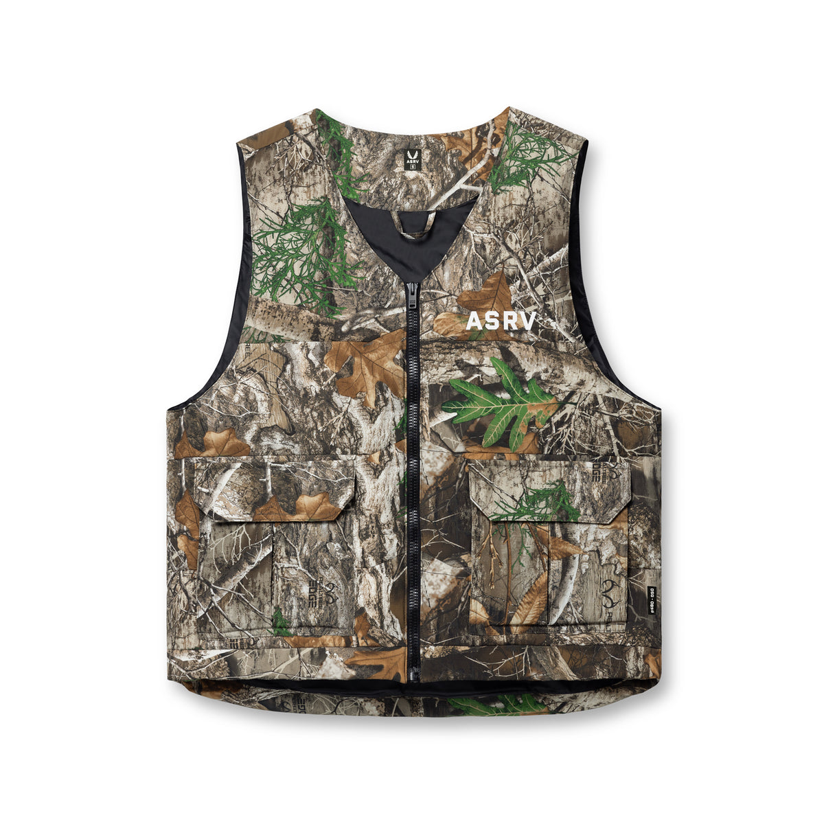 ASRV Ripstop Insulated Puffer Gilet Vest - Realtree Camo