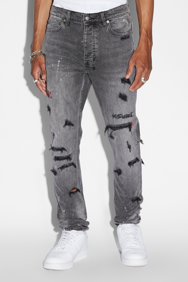 Ksubi x Juice WRLD 2.0 999 Chitch Trashed Devil Jeans - Denim