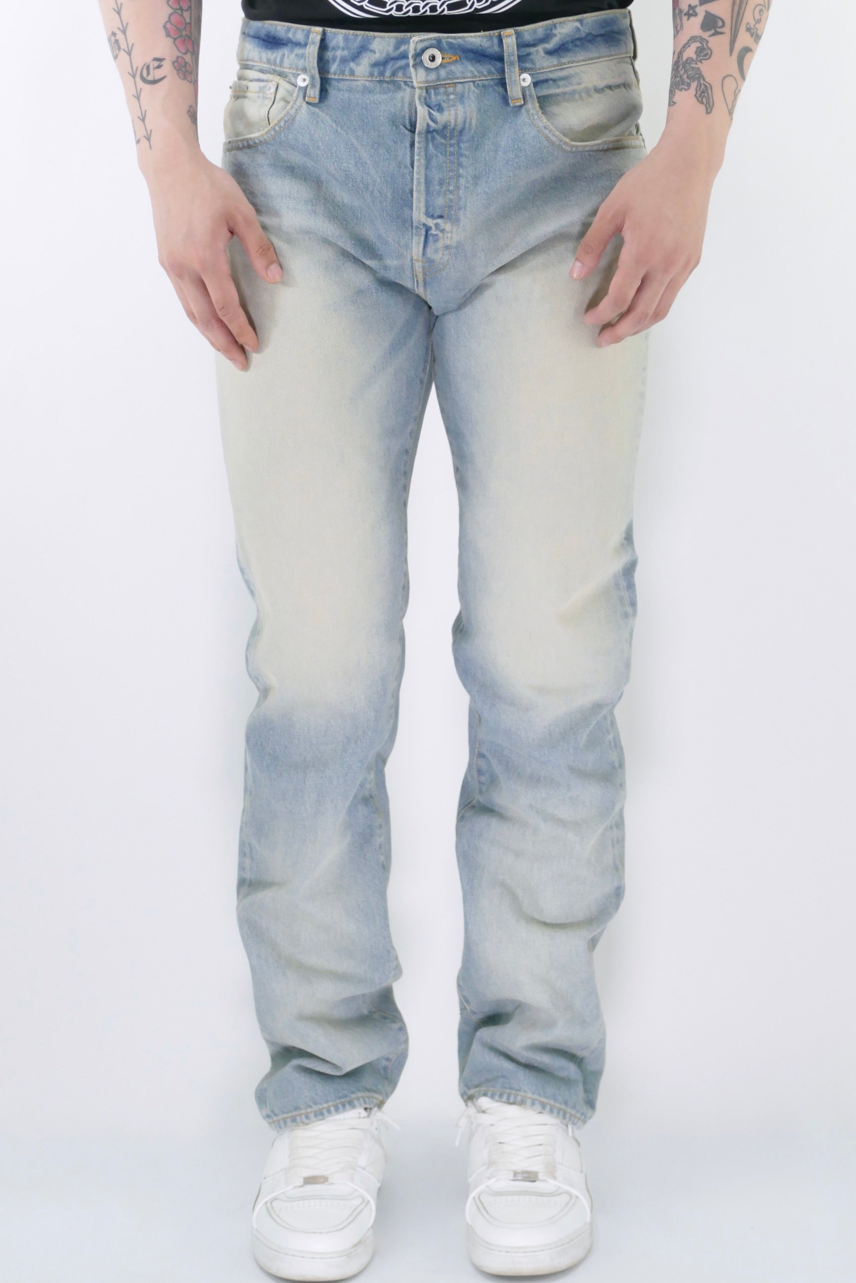 ACNE STUDIOS STONE RELAXED FIT SIDE ZIP PANTS – AREA+001