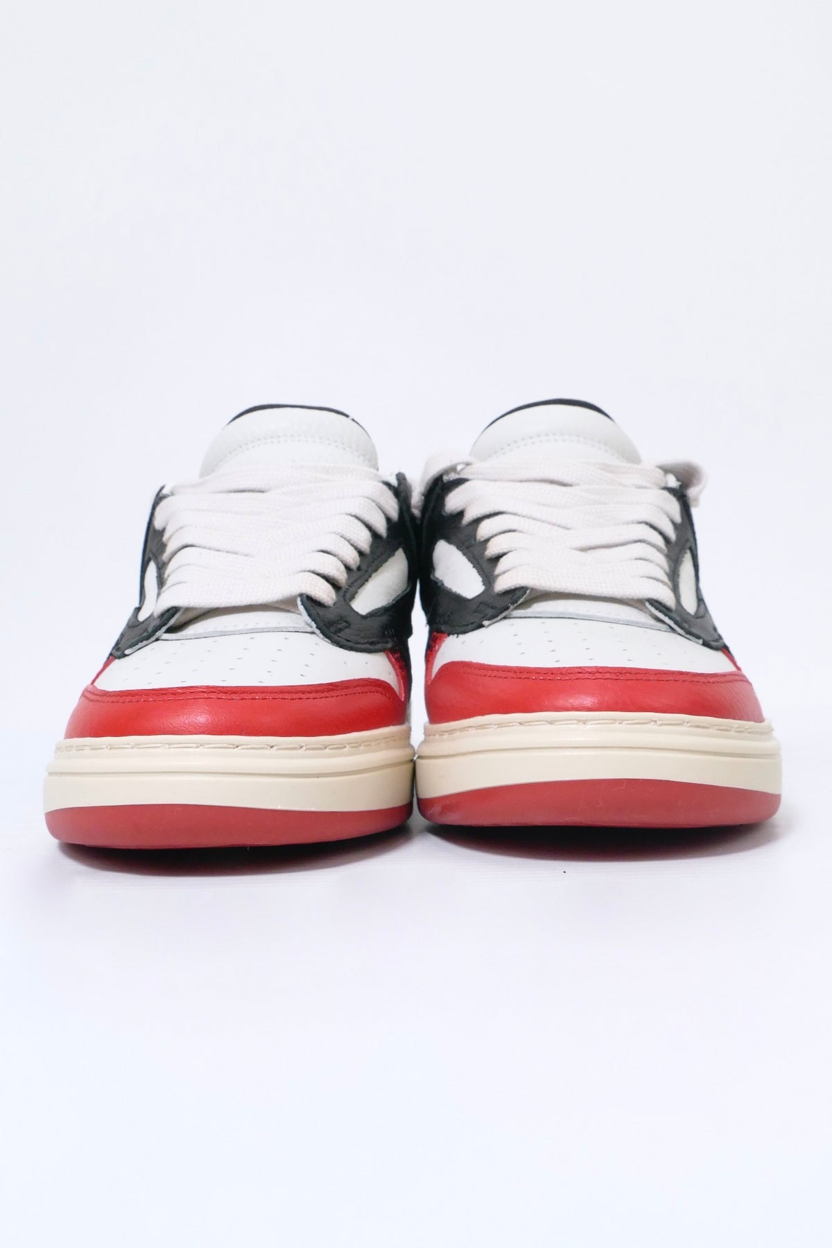 Represent Reptor Low Sneakers - Black Burnt Red