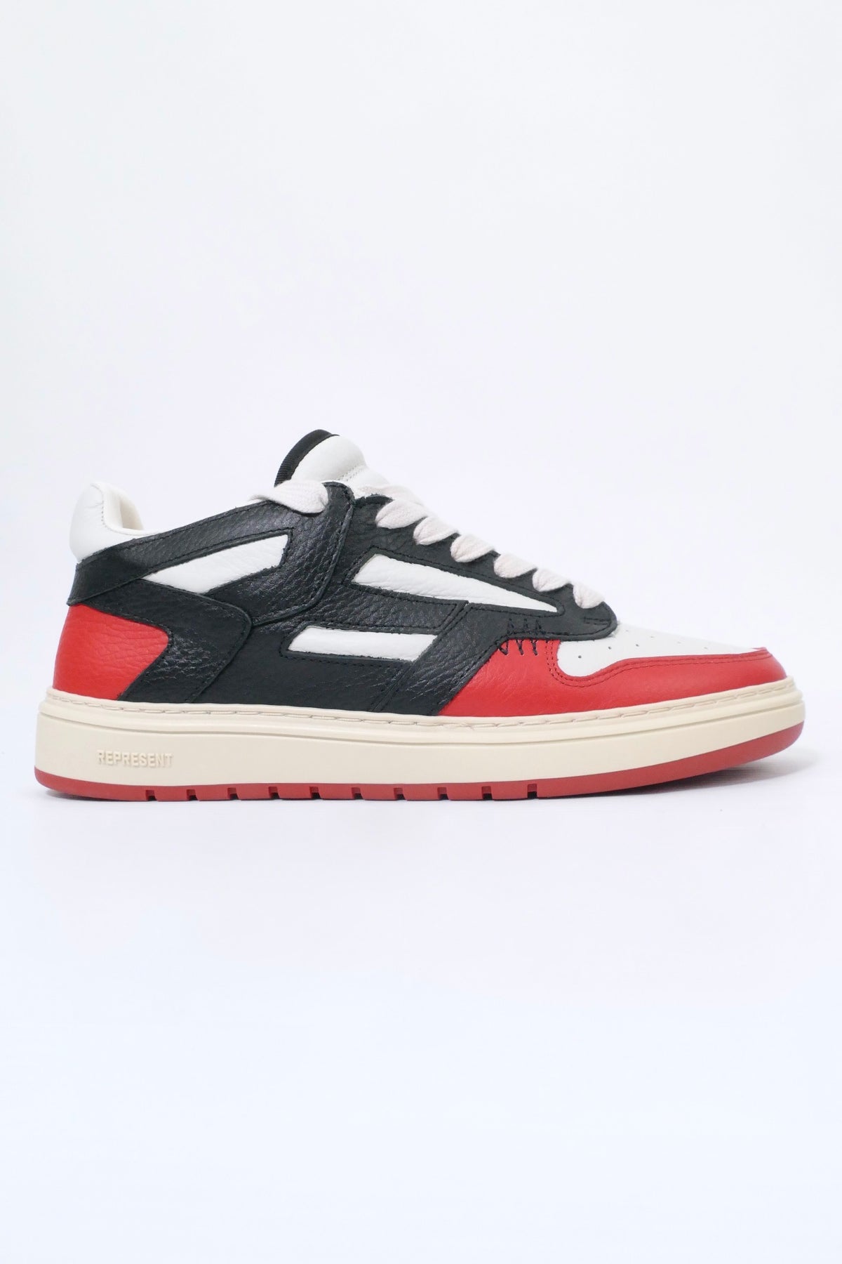 Represent Reptor Low Sneakers - Black Burnt Red
