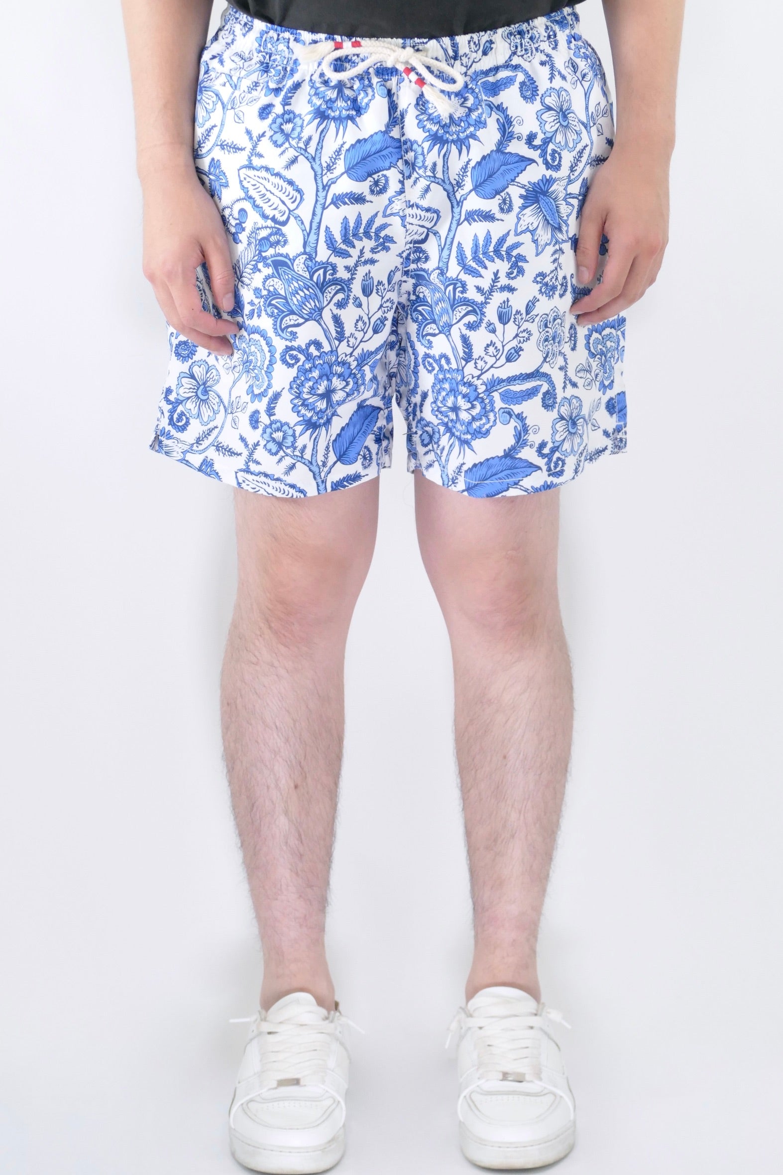 Mc2 Saint Barth High Leg Unlined Swimwear in Blue