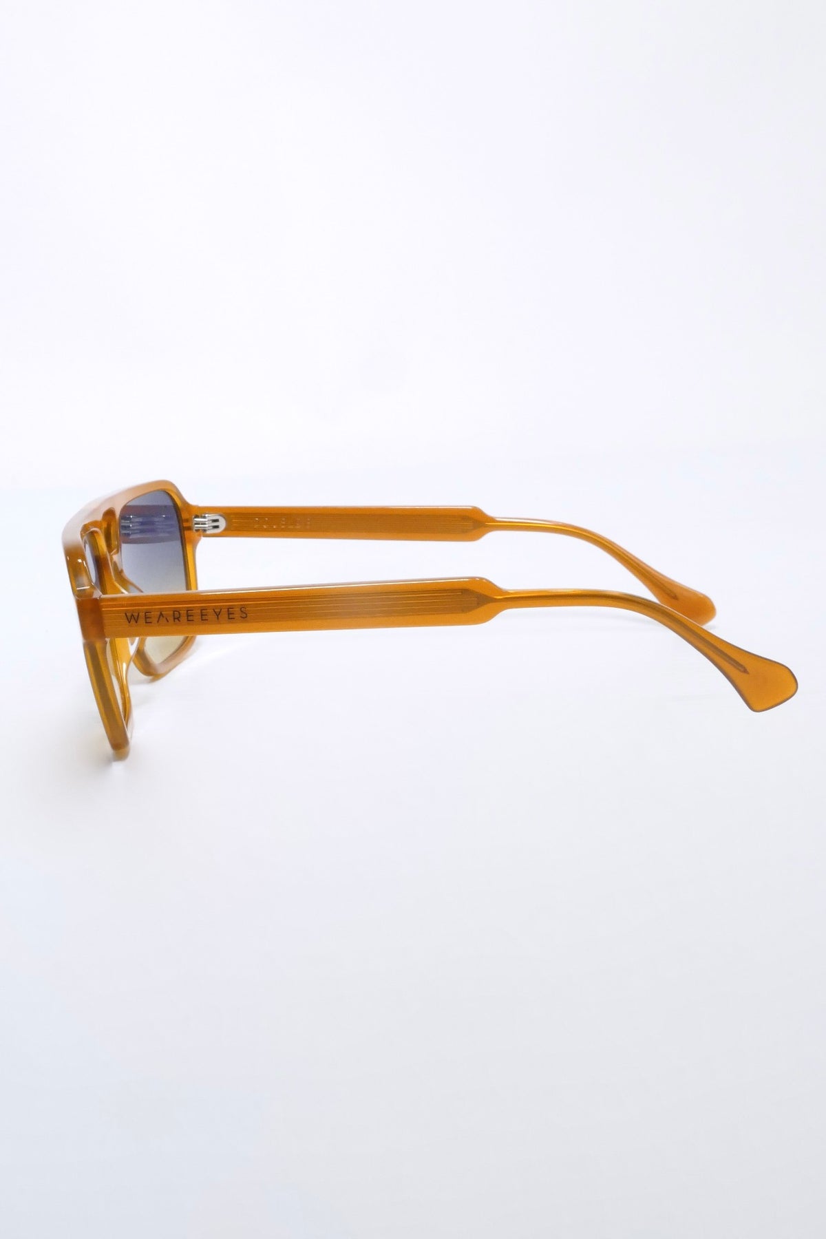 WEAREEYES Double B Sunglasses - Transparent Orange