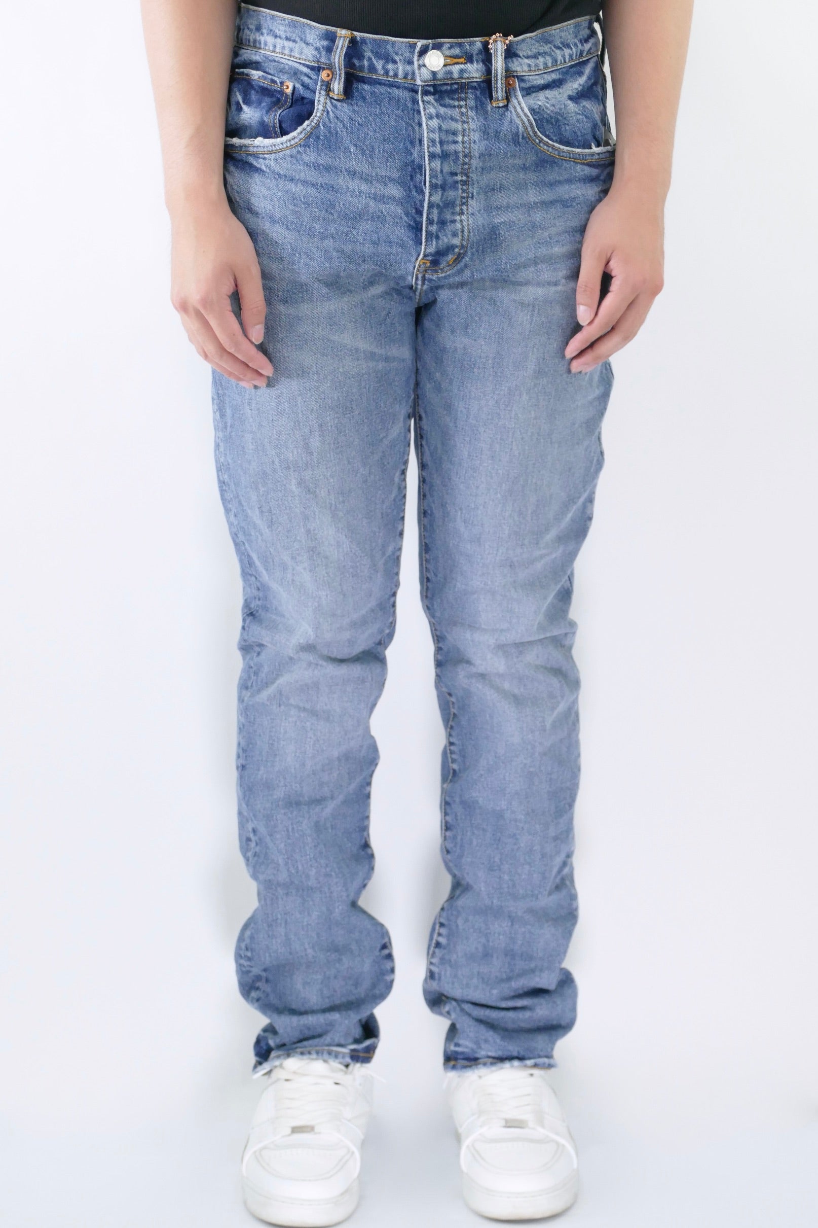 J Brand Mens Solid Cotton Dark Wash Straight Leg Denim Jeans Blue Size 36