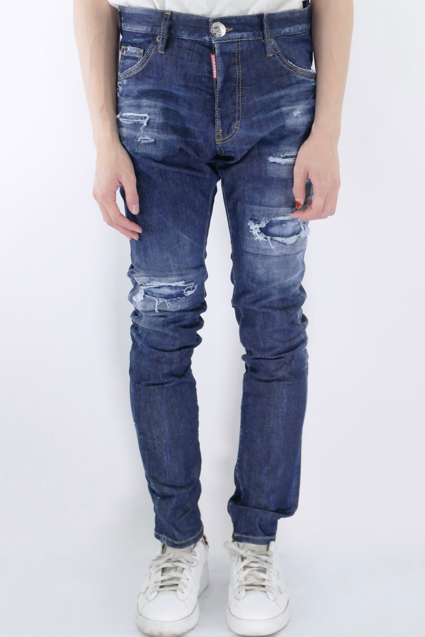 Dark blue 2024 dsquared jeans