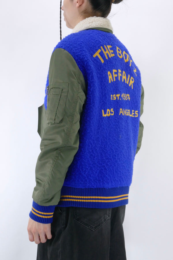 The Boyz Affair TB1 Varsity Jacket - Royal Blue - Due West