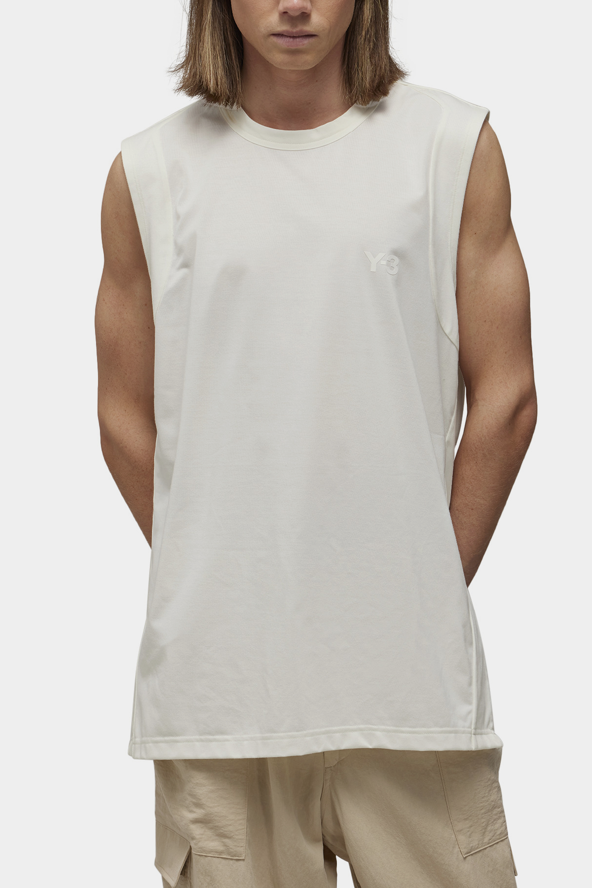 Y-3 Tank Top - Off White - Due West