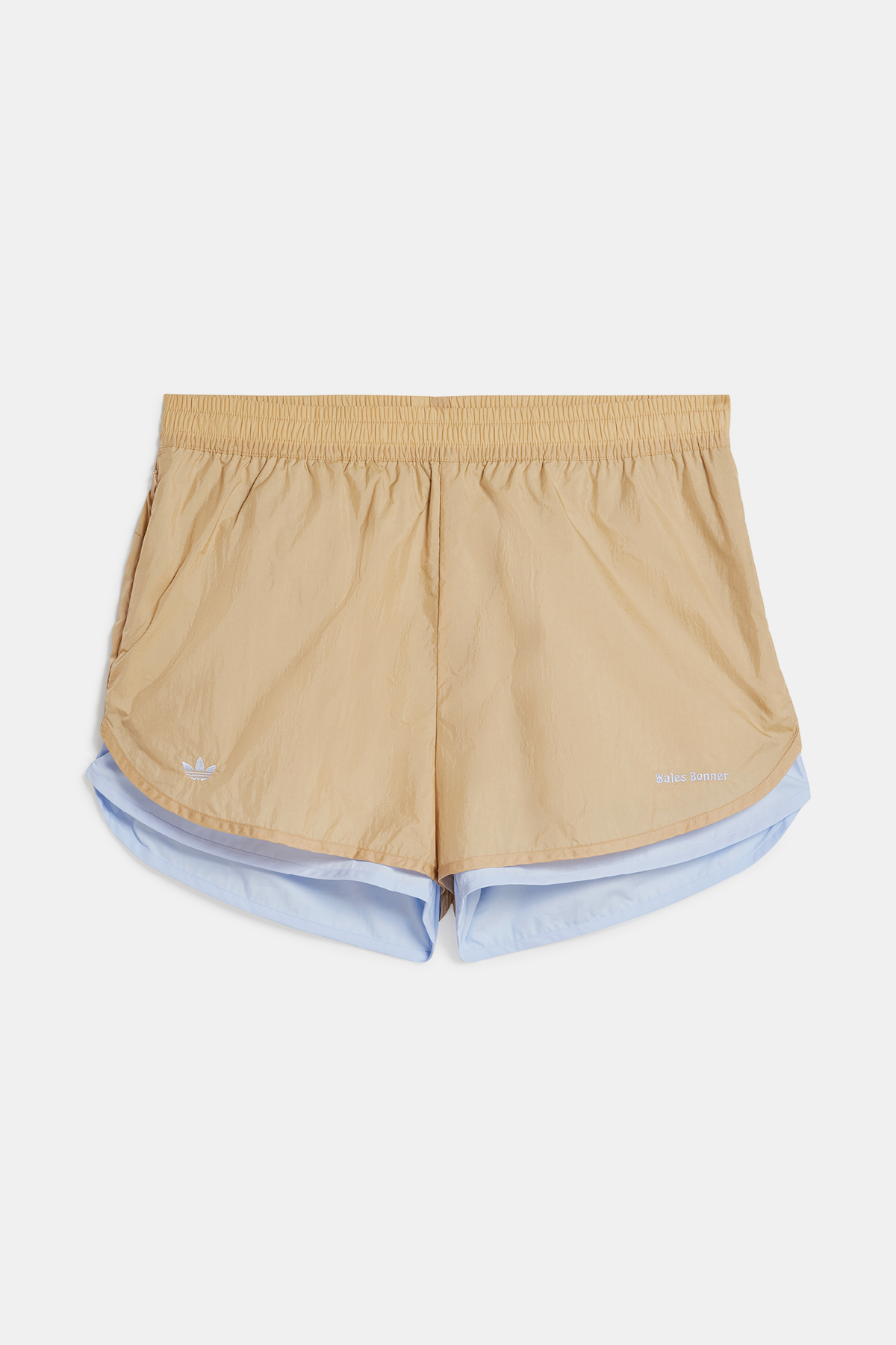 adidas x Wales Bonner Nylon Layered Shorts Beige Due West