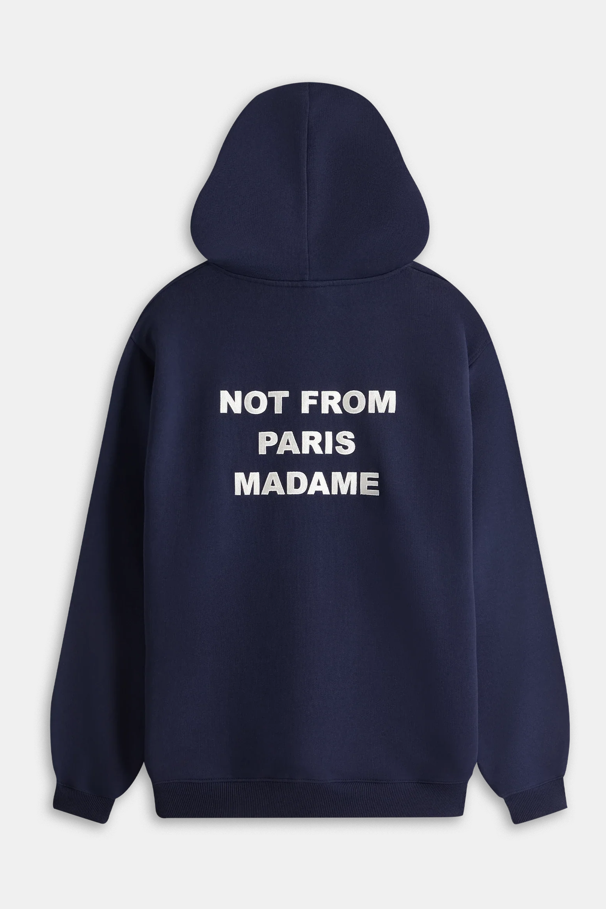 Drole de Monsieur Slogan Hoodie Navy