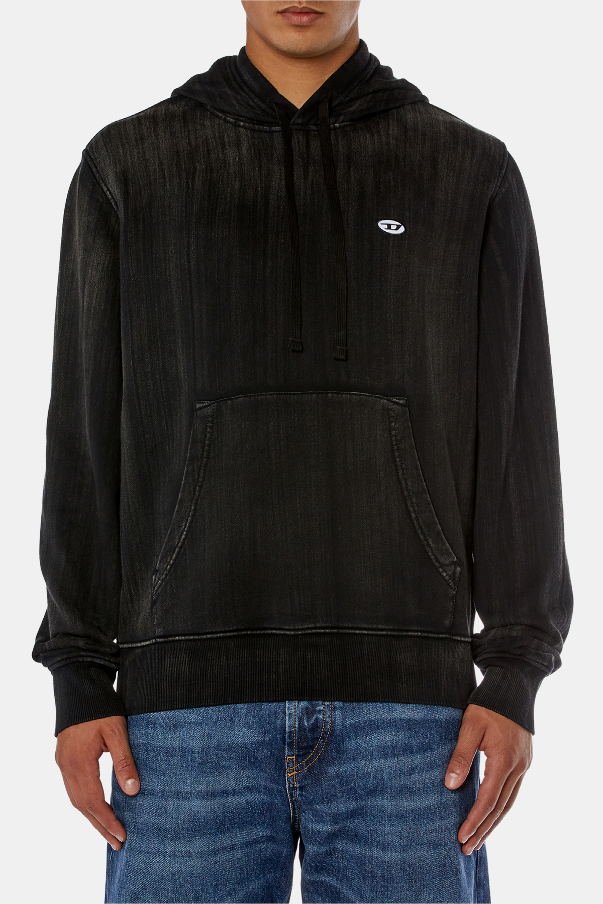 DIESEL S Ginn Hood K43 Hoodie Black Due West
