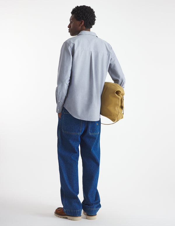 Maison Kitsuné Contour Fox Head Shirt - Navy - Due West