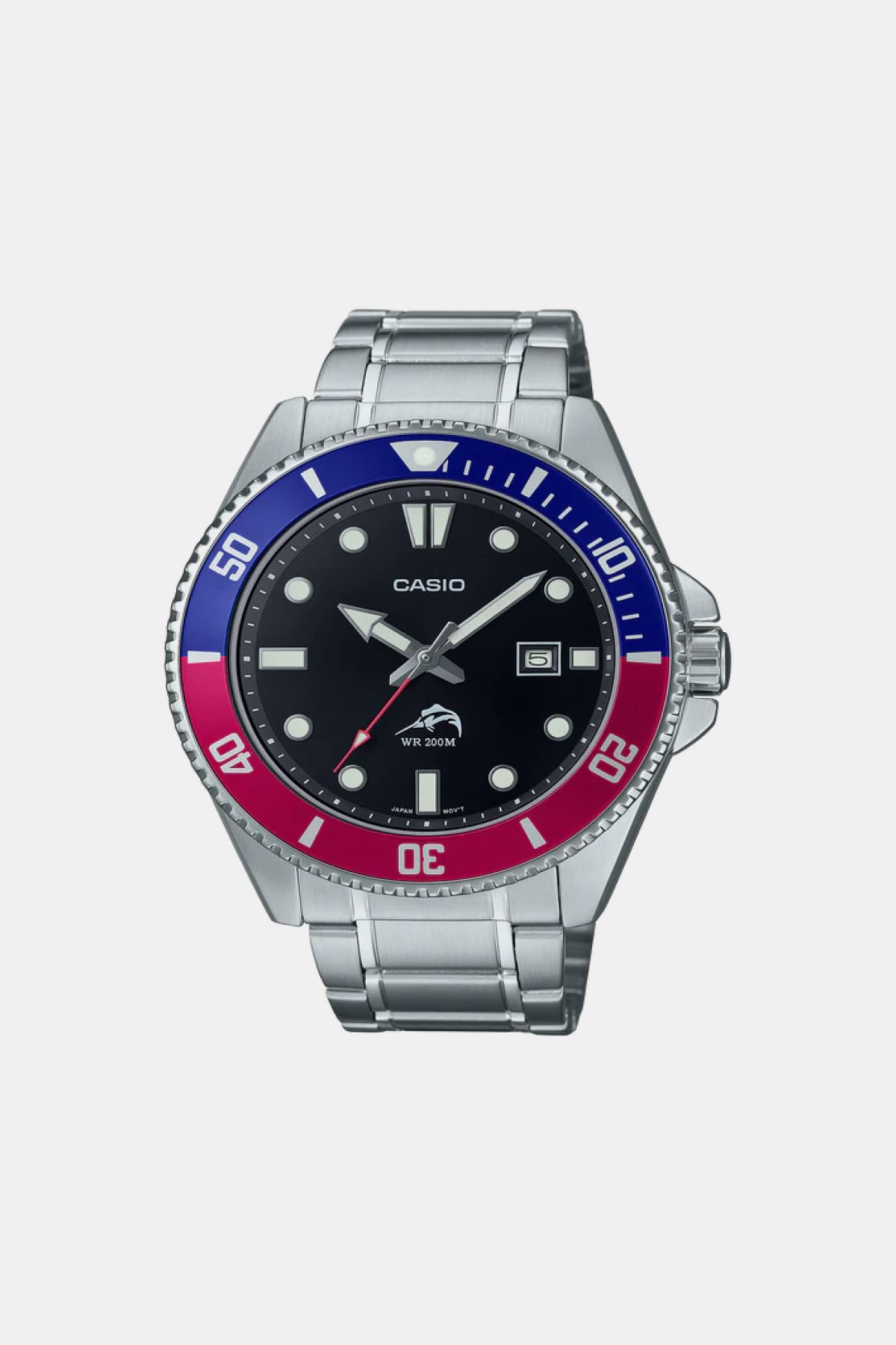 Blue casio watch deals