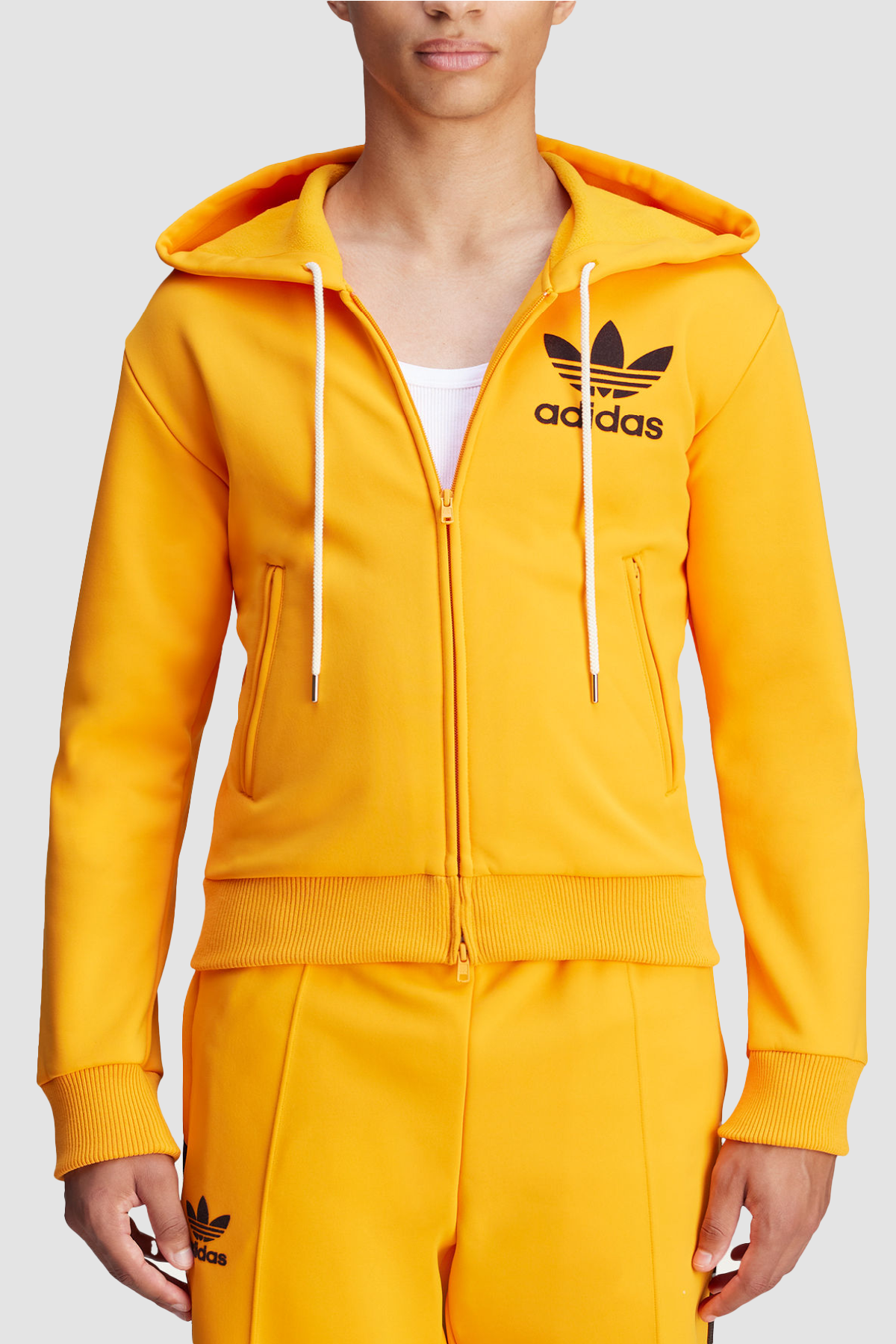 Orange adidas hoodie clearance