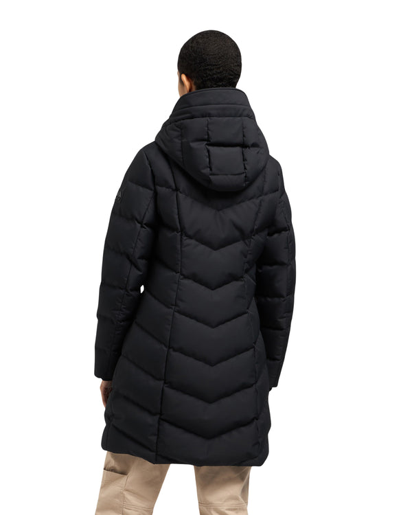 ジャケット・アウター 00s Eddie Bauer 2way mods coat BLK M ヴィンテージ古着】Y2K Eddie Bauer / エディー・バウアー グース