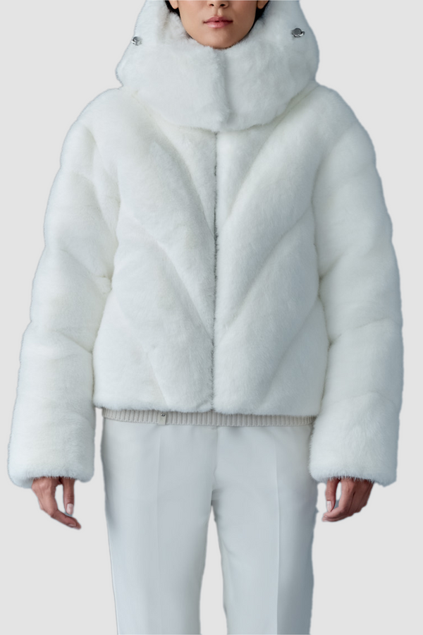 Mackage Womens Down Jacket Anik - Cream - Due West