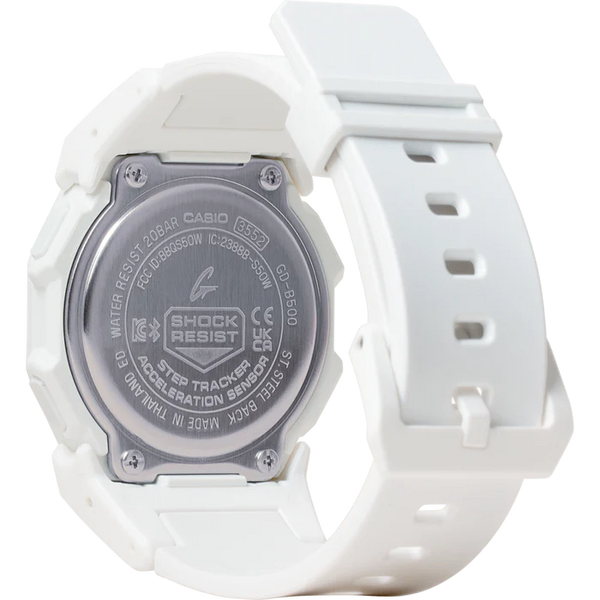 G-Shock GD-B500-7 Watch - White - Due West G-Shock GD-B500-7 Watch - White - Due West