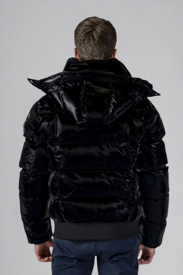 Woodpecker Mens Eco Bomber Woody All Wet Black Due West