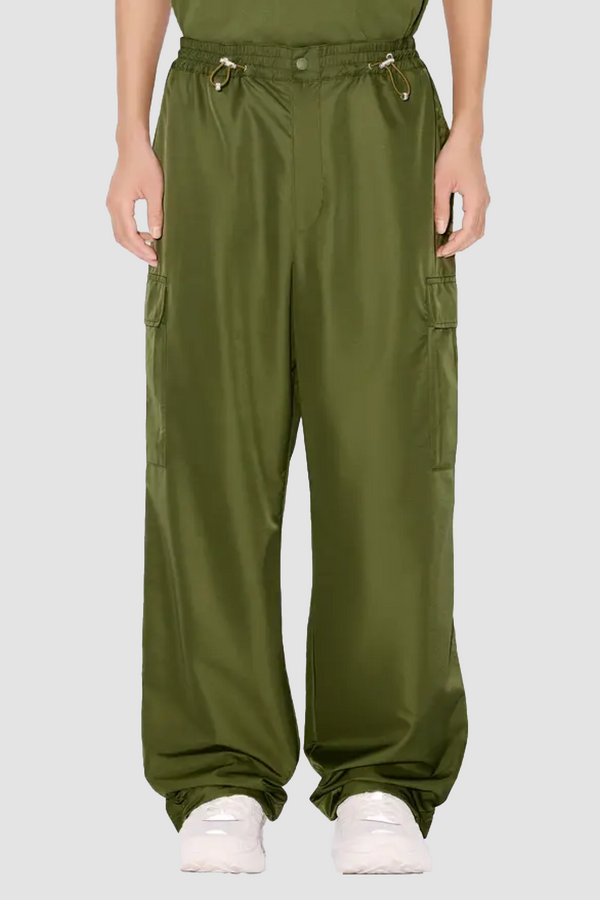 パンツ POPPY-GATHER RIBBON CARGO PANTS (KHAKI) パンツ POPPY-GATHER RIBBON CARGO PANTS (KHAKI) GATHER RIBBON