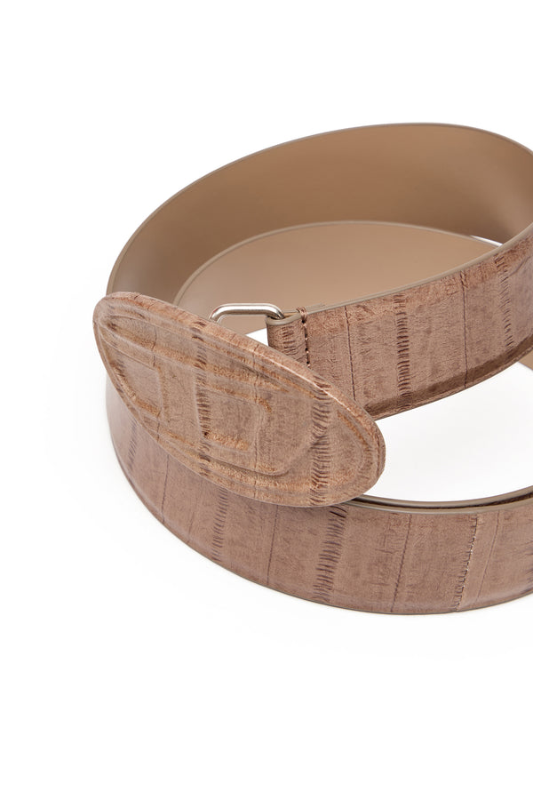 小物 DIESEL Enamelled D Buckle size 90 Women's 2.4cm leather belt