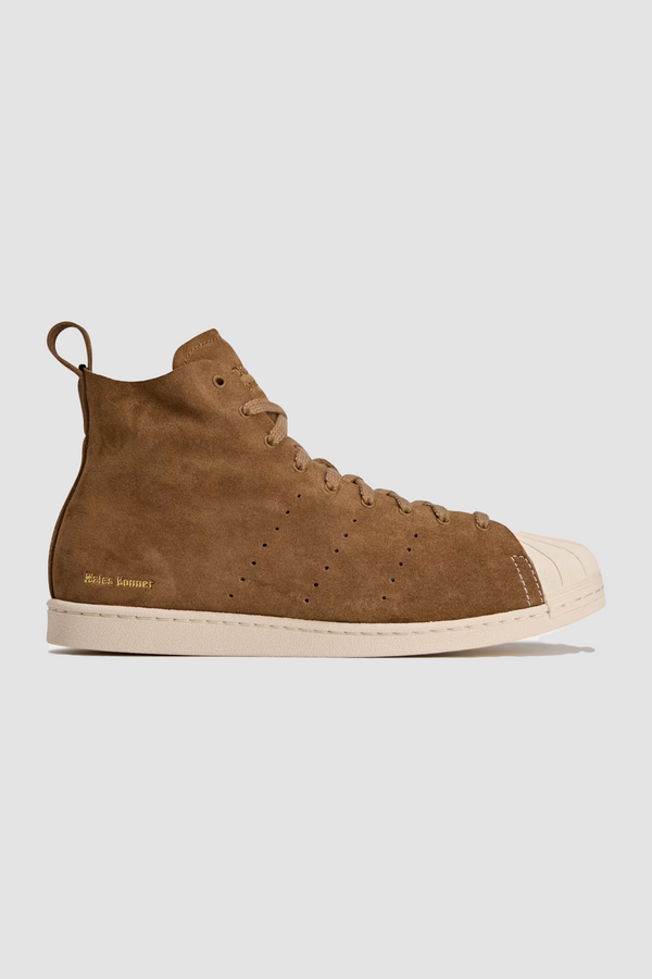 Adidas x Wales Bonner Superstar Hi Sneakers - Brown - Due West
