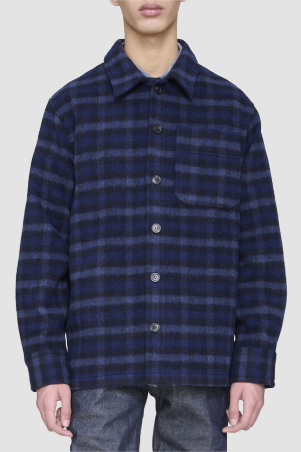 A.P.C. Stanley Overshirt - Navy - Due West