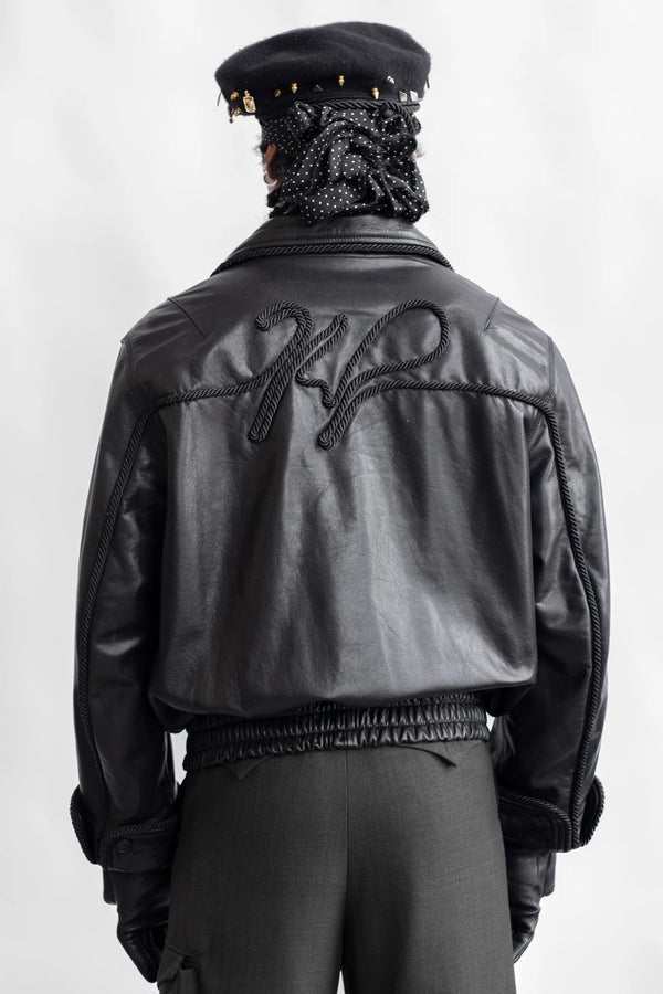 Kody Phillips Lasso Leather Jacket - Black - Due West