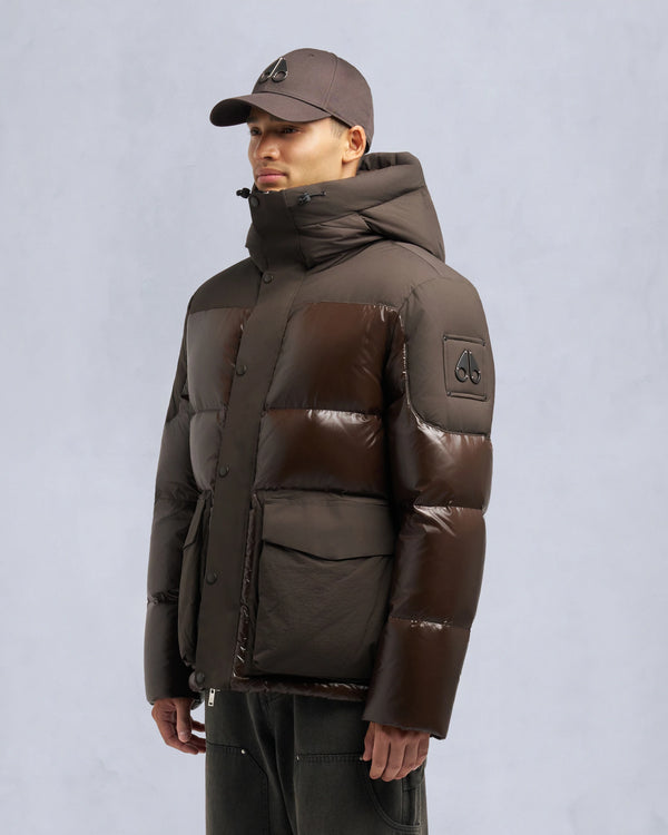 Moose Knuckles Mens Down Jacket Briar 3Q Puffer - Espresso