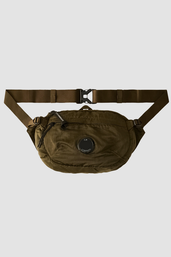 C.P. Company Nylon B Lens Crossbody Waist Bag - Ivy - Due West