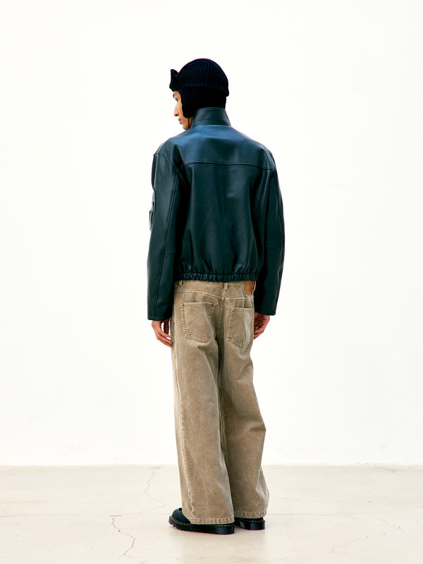 ジャケット・アウター COOR Goat Skin Pocket Trucker Jacket MUSINSA | COOR Goat Skin Pocket Trucker Jacket (Black)