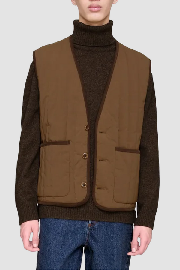 A.P.C. Loan Vest - Chestnut Brown - Due West