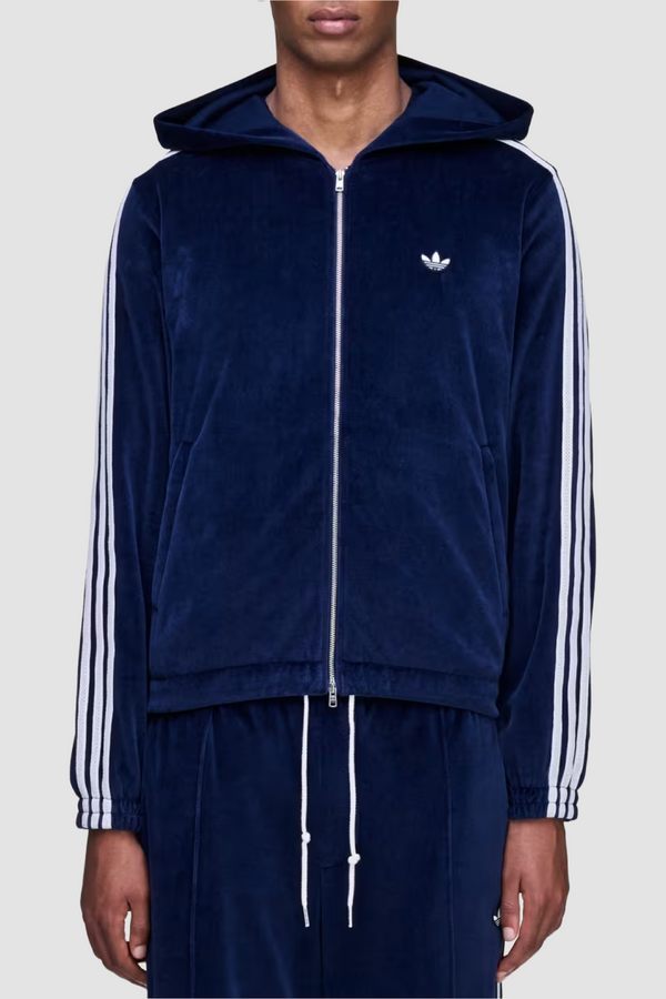 Adidas x Wales Bonner WB Velour Track Jacket - Collegiate Navy