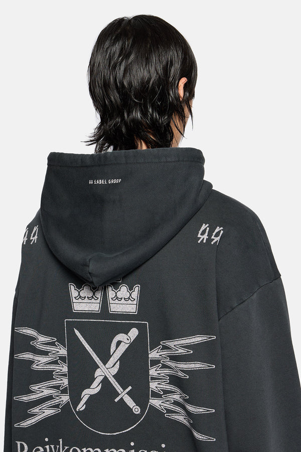 44 Label Group Commission Hoodie - Black - Due West