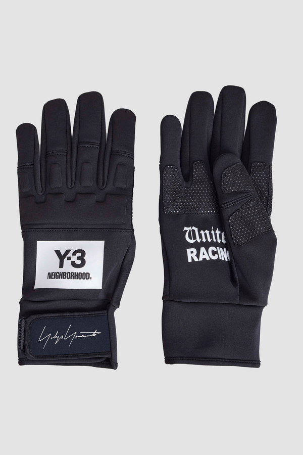 Y-3 ブラック手袋 NEIGHBORHOODロゴ付き Y-3 x NEIGHBORHOOD Gloves - Black - Due West