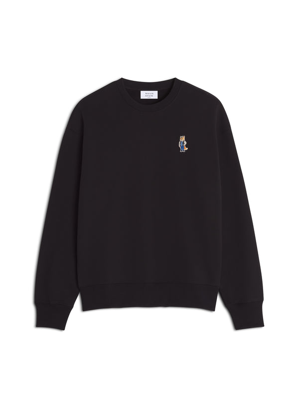 Maison Kitsuné Dressed Fox Crewneck - Black - Due West