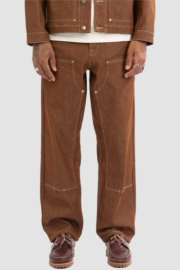 パンツ Les Copains Jeans Double Knee Pants Walk in Paris Double Knee Carpenter Jeans - Brown - Due West