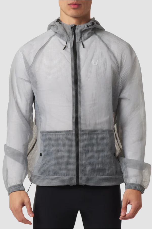 ASRV Weather Ready Transparent Ripstop Shell Jacket - Slate Grey