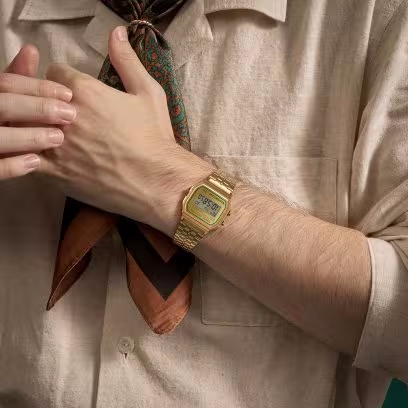 Casio A158WEGV-9A Watch - Gold - Due West