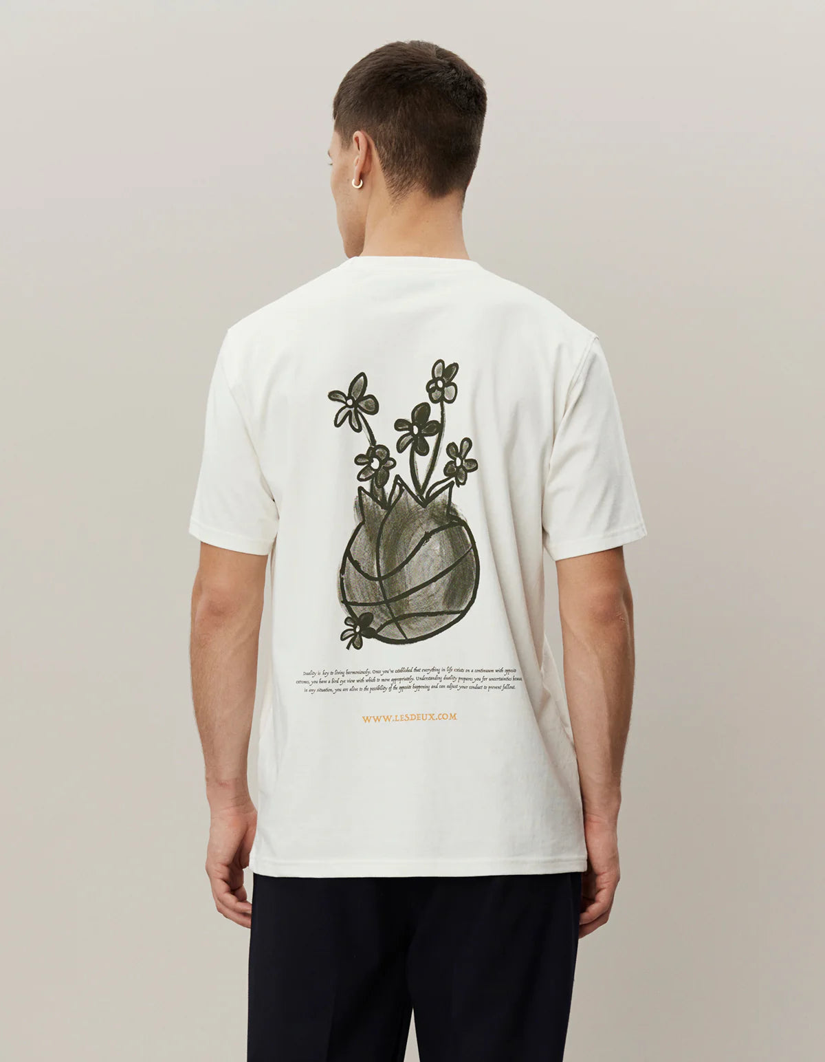 Les Deux Duality Tee - Ivory