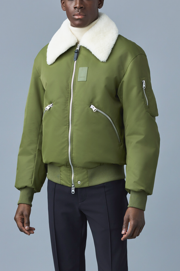 Mackage Mens Down Jacket Francis - Light Military - Due West