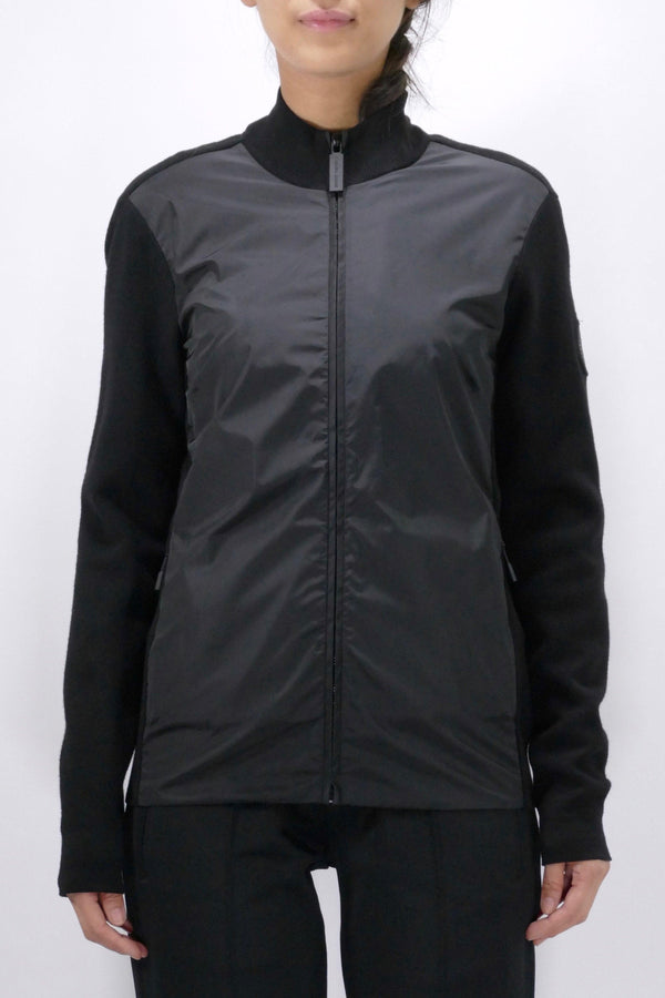 wogmee2/24 NOROMANCE 2wayロングスリーブニットM Canada Goose Womens Knit Windbridge Sweater Full Zip Black - Due West