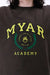 Myar MYTS28_Academy Upcycling 2020 Tee - Dark Brown - Due West