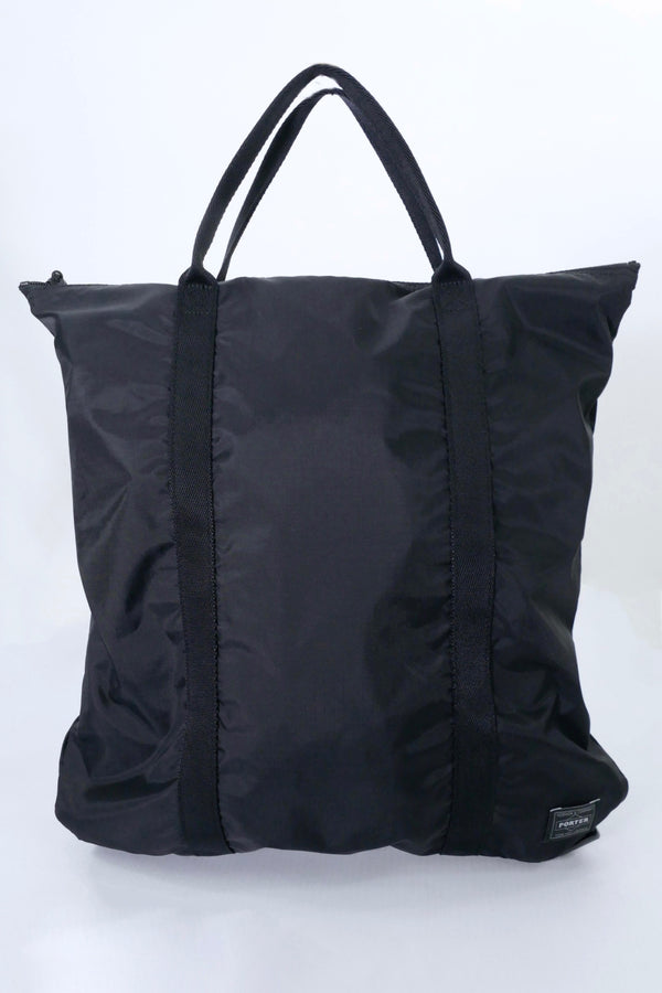 Porter Flex 2way Tote Bag - Black - Due West