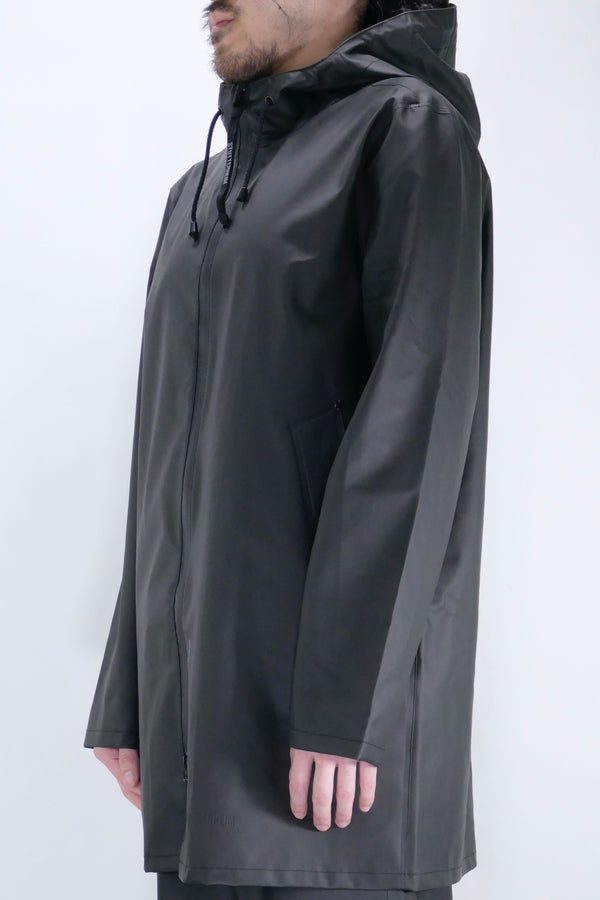 新品 ステュッテルハイム ストックホルム レインコート STUTTERHEIM STOCKHOLM S Stutterheim ストックホルムチャコールレインコート レイン