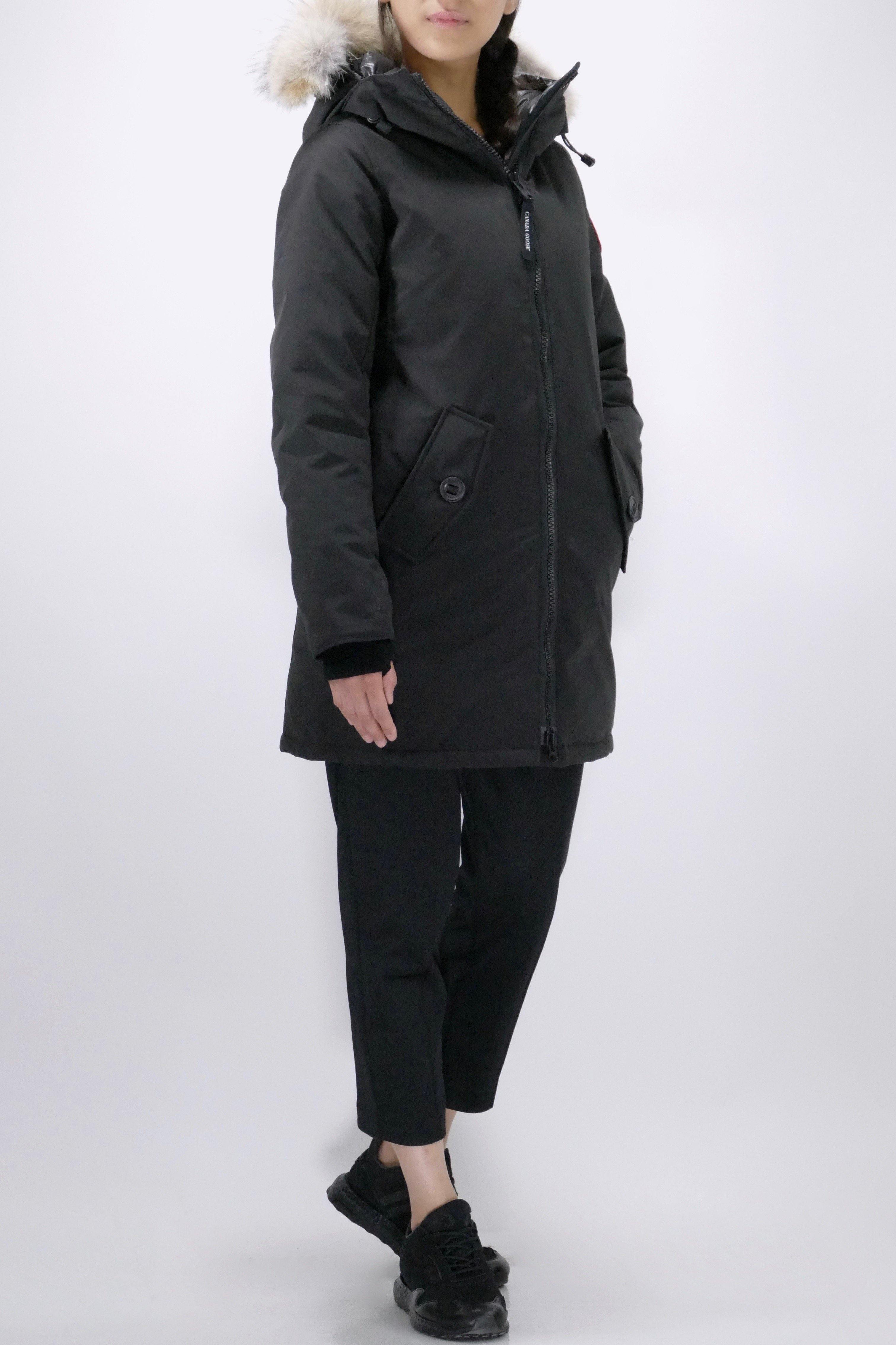 Canada Goose Womens Down *Parka Rosemont - Black