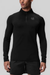 ASRV Thermal Training Quarter Zip Sweater - Black