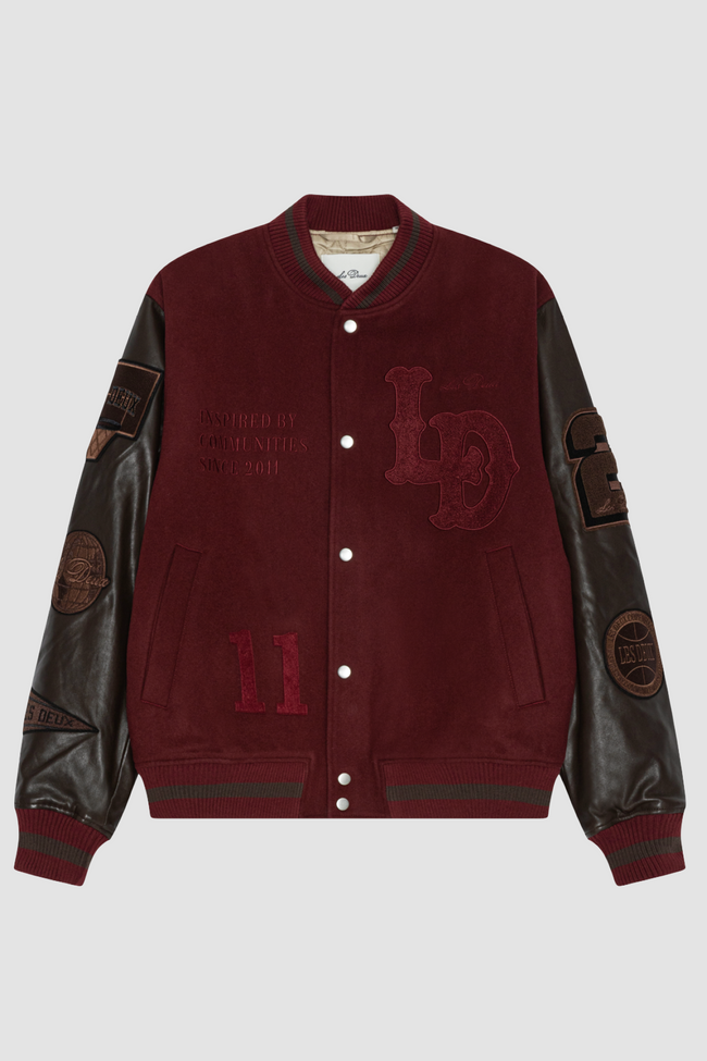 Les Deux Varsity Jacket - Red