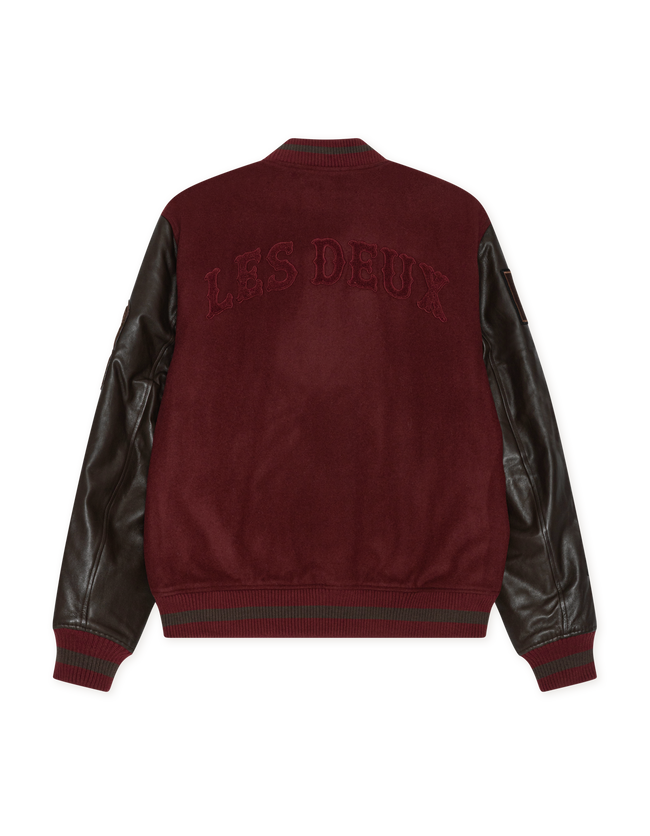Les Deux Varsity Jacket - Red