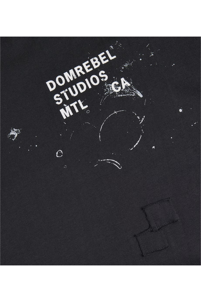 DOMREBEL Staff Tee - Old Black