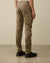 C.P. Company 121A Stretch Sateen Ergonomic Cargo Pants - Walnut Beige