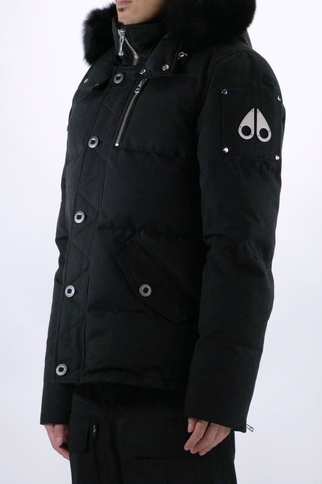 Moose Knuckles Mens Down *Parka 3Q - Black/Black